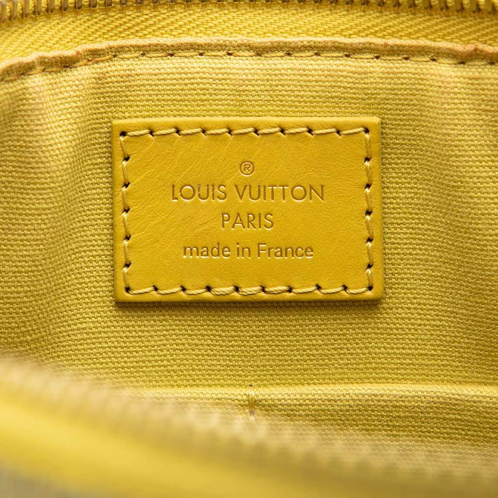 Louis Vuitton Damier Couleurs Element Clutch Yellow Good - Box View