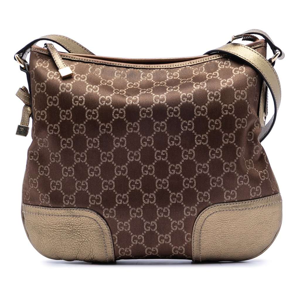 Gucci GG Canvas Princy Crossbody Brown Very good - Front View
