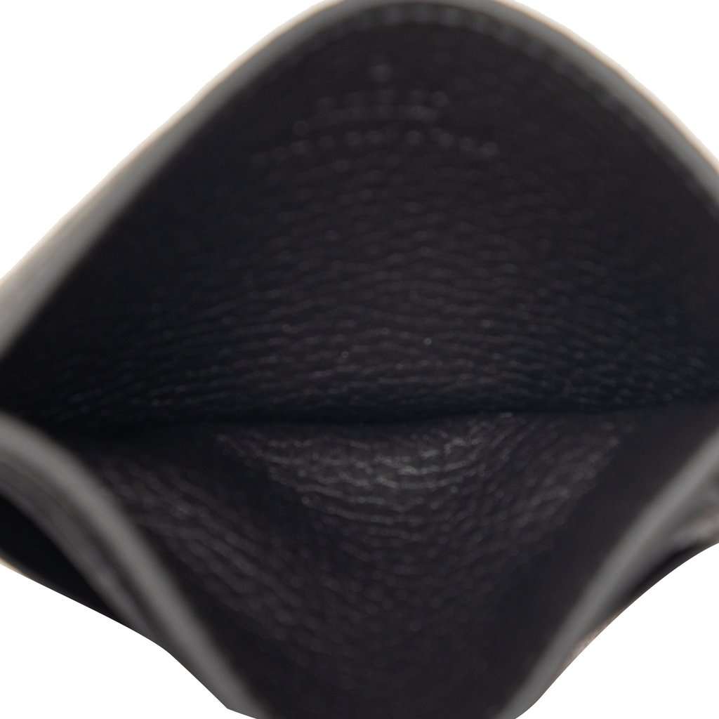 Gucci Jumbo GG Embossed Leather Card Holder Black Leather Very good condition - Model View