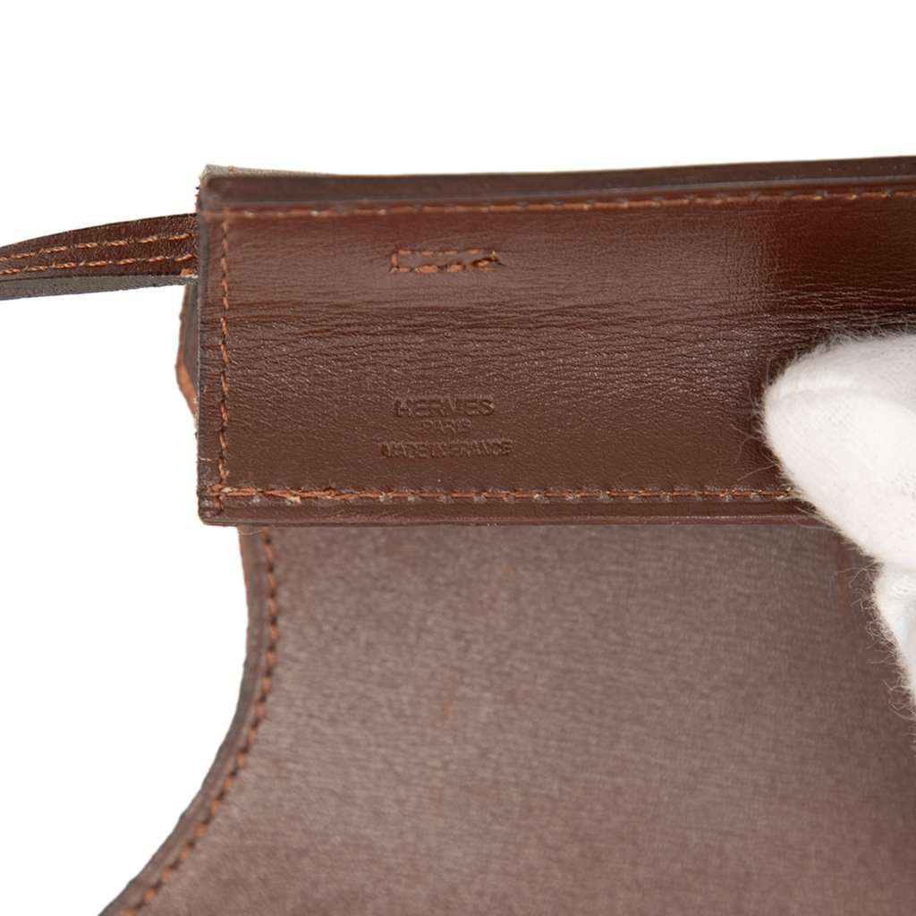 Hermès Box Sac Onimaitou Brown Leather Very good condition - Box View