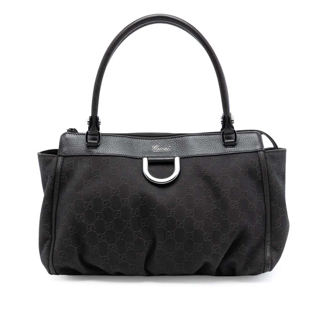 Gucci GG Canvas Abbey D Ring Tote Brown Very good - Front View