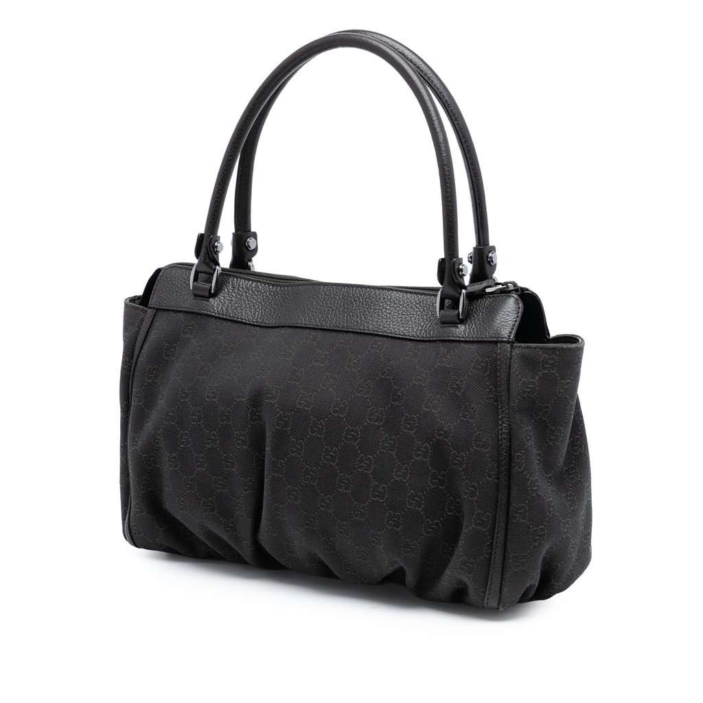 Gucci GG Canvas Abbey D Ring Tote Brown Very good - Back View