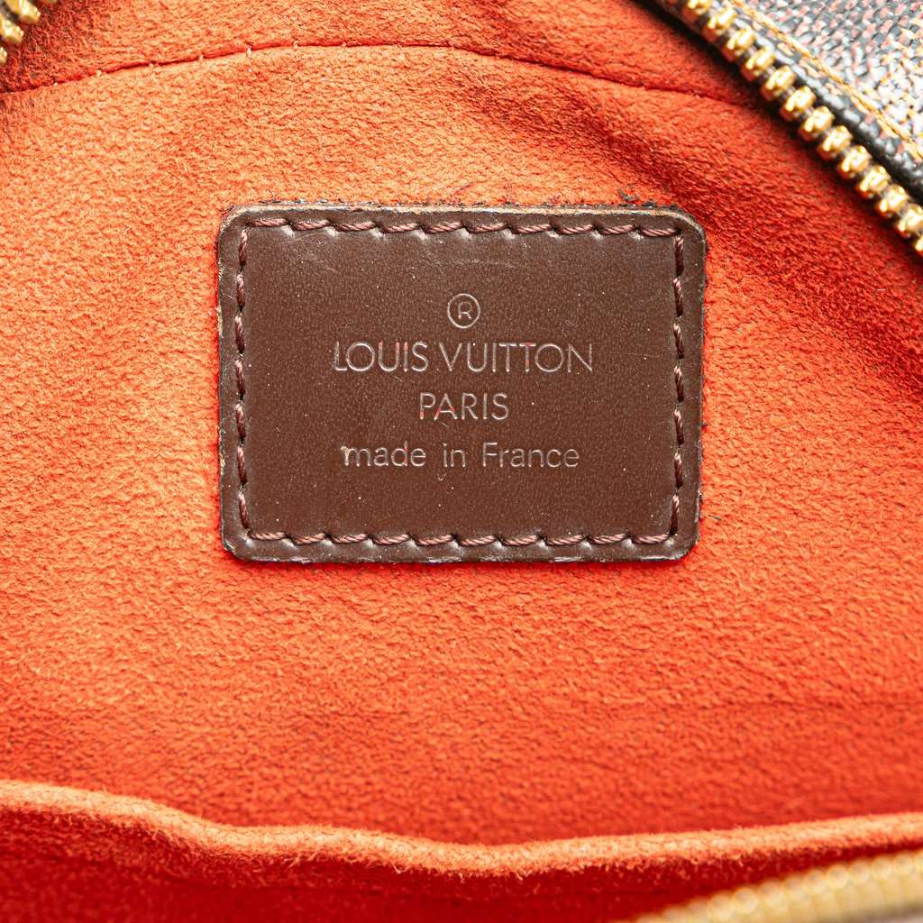 Louis Vuitton Damier Ebene Ipanema PM Brown Canvas Very good - Box View