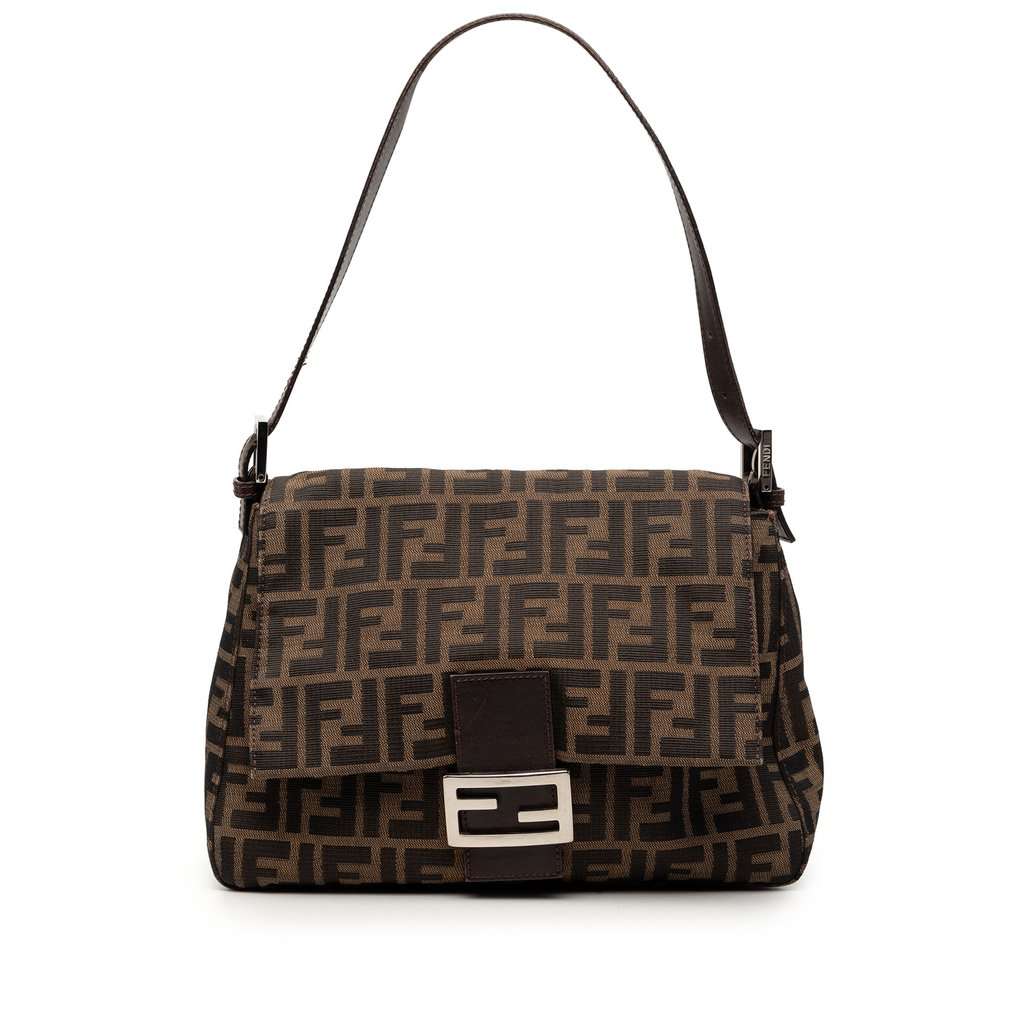 Fendi Zucca Canvas Mamma Forever Brown Very good condition - Front View