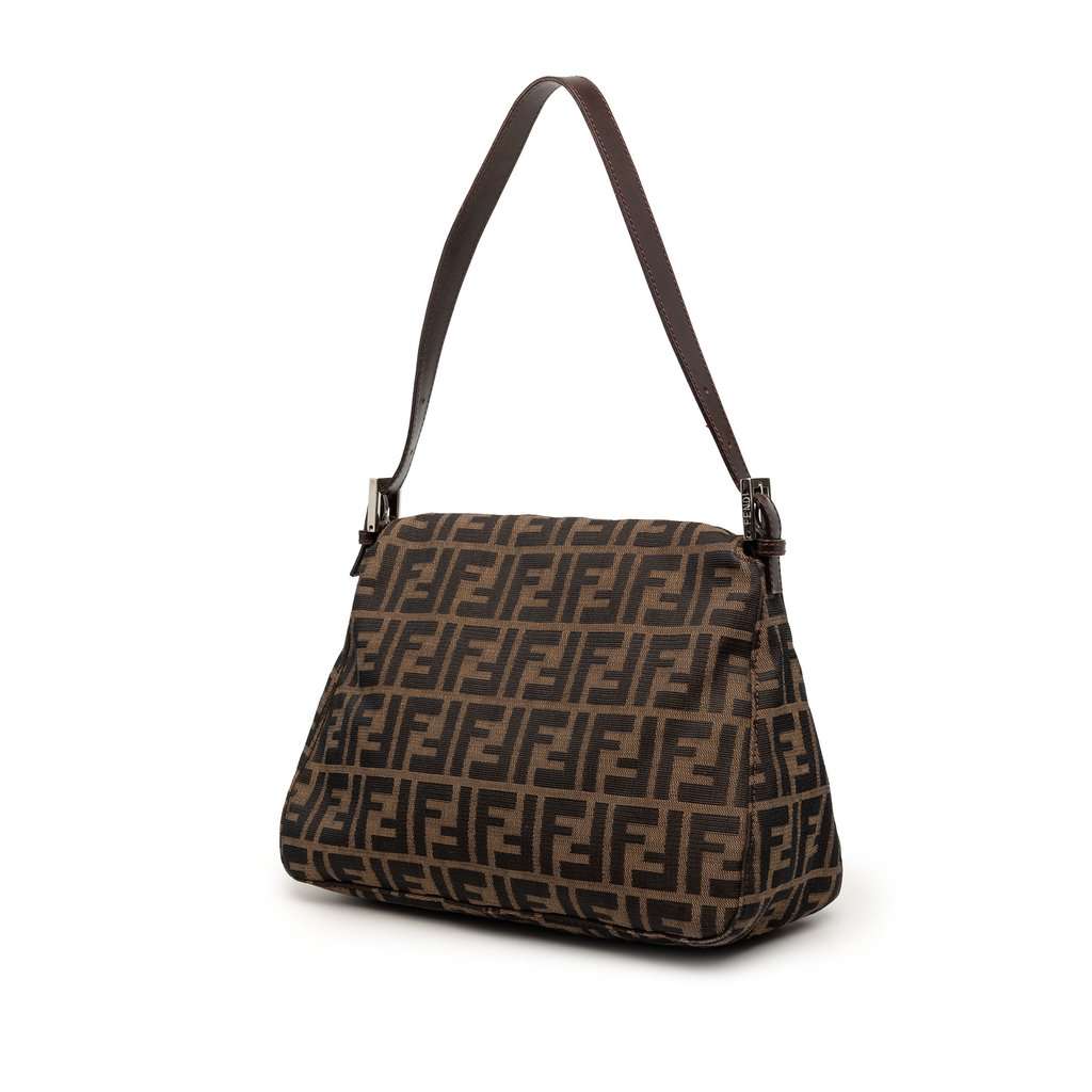 Fendi Zucca Canvas Mamma Forever Brown Very good condition - Back View