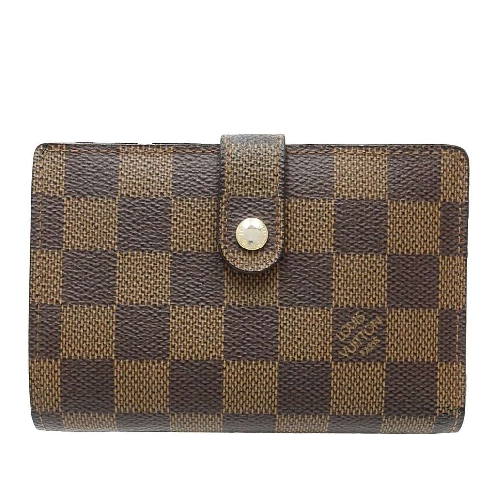 Louis Vuitton Damier Ebene Porte Monnaie Billets Viennois Brown Very good condition - Front View
