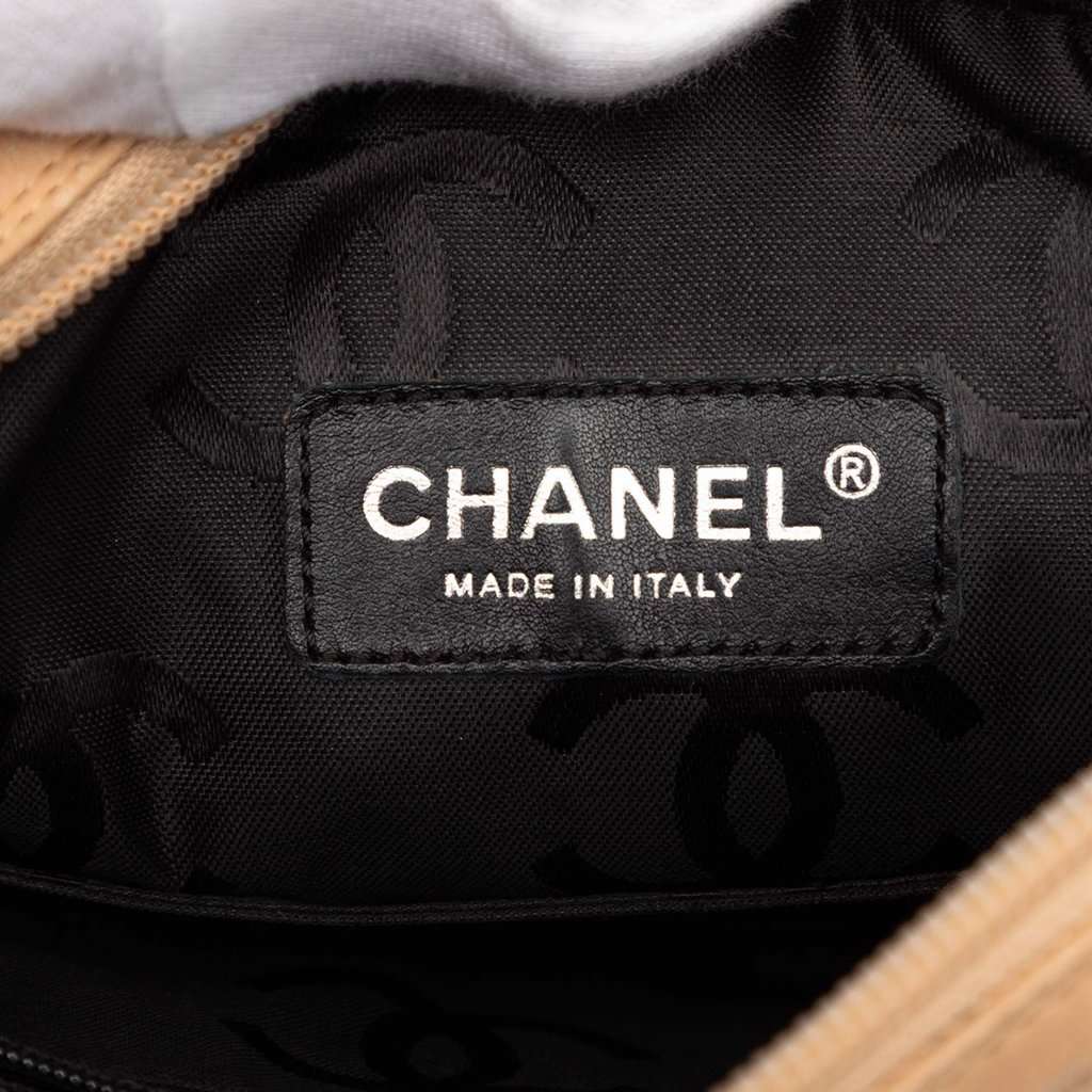 Chanel Lambskin Cambon Ligne Crossbody Beige Leather Very good condition - Box View