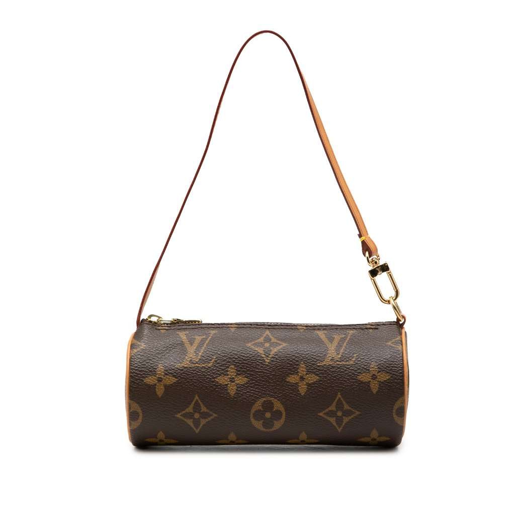 Louis Vuitton Monogram Papillon Pochette Brown Very good condition - Front View