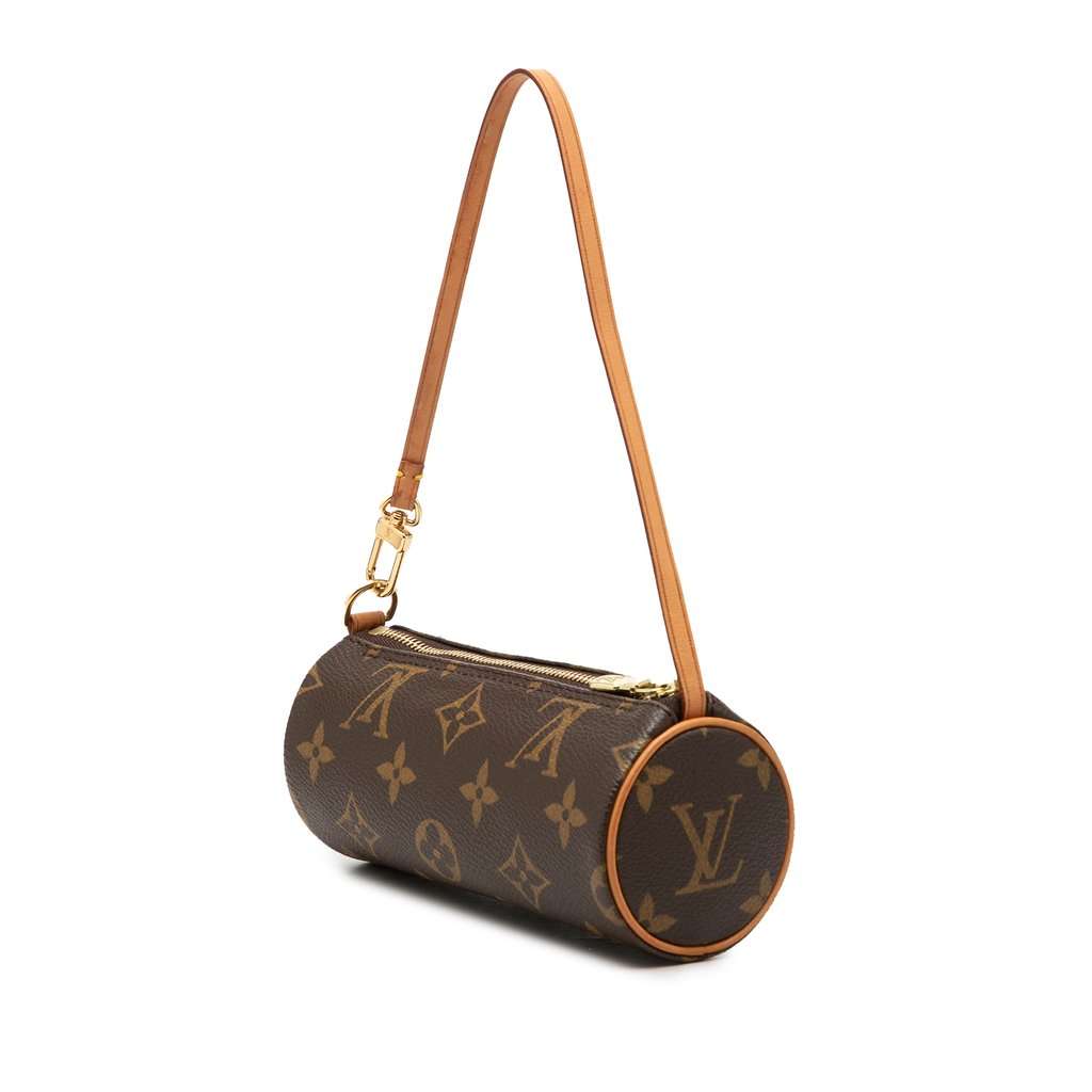 Louis Vuitton Monogram Papillon Pochette Brown Very good condition - Back View