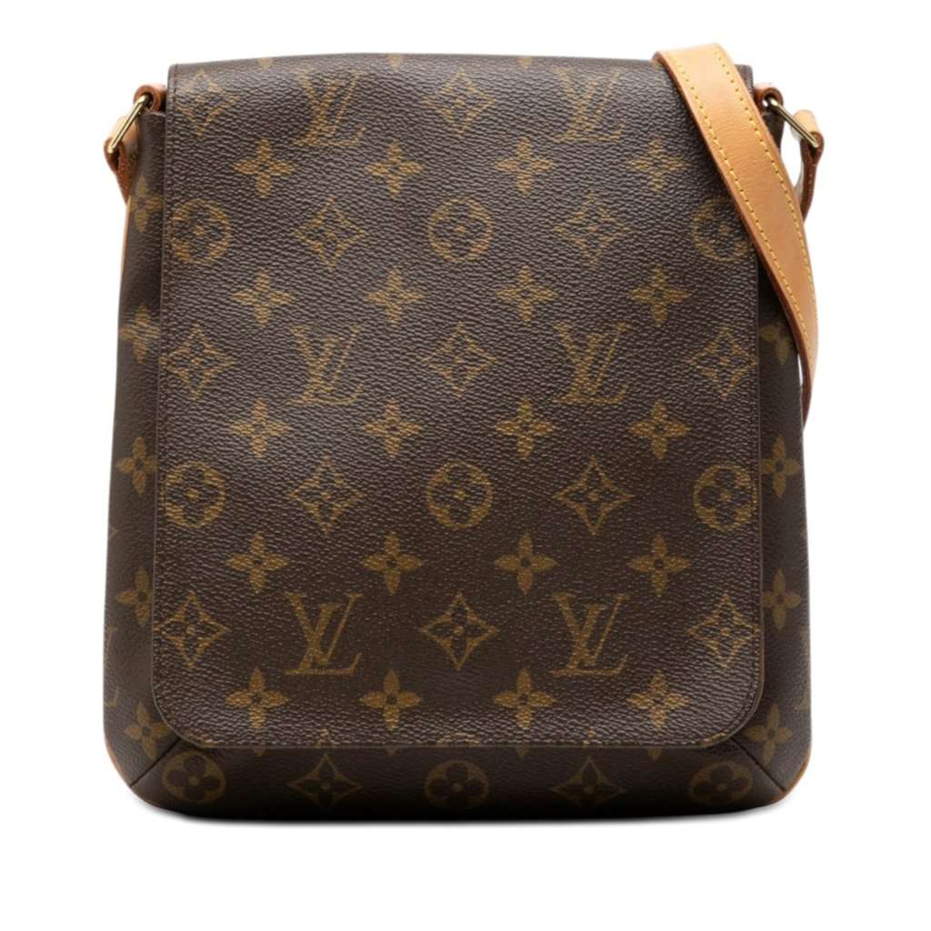 Louis Vuitton Monogram Musette Salsa PM Short Strap Brown Very good - Front View