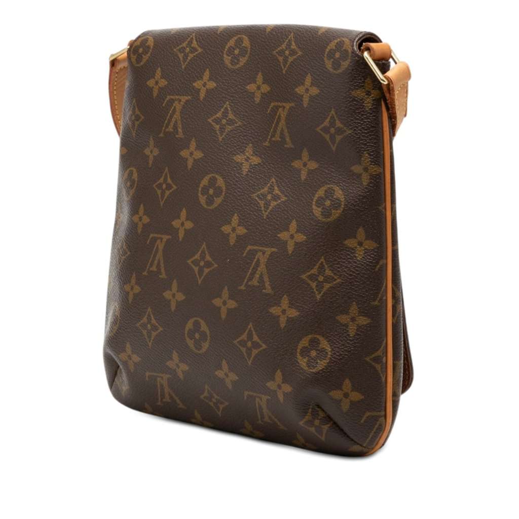 Louis Vuitton Monogram Musette Salsa PM Short Strap Brown Very good - Back View