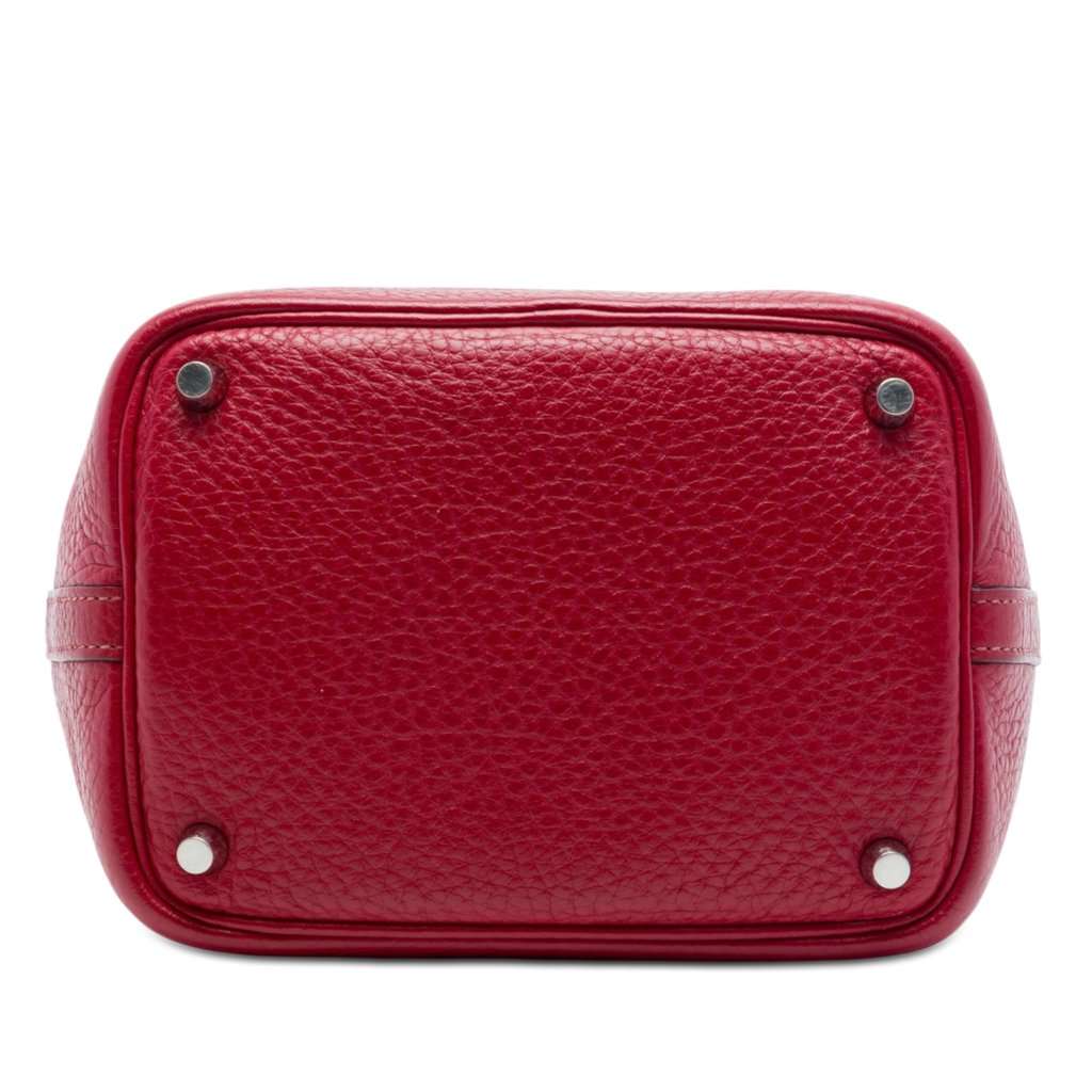 Hermès Clemence Picotin Lock 18 Red Leather Very good condition - Inside View