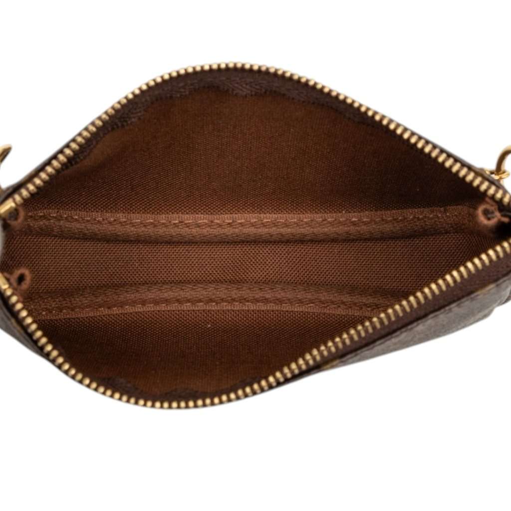 Louis Vuitton Monogram Mini Pochette Accessoires Brown Very good - Model View