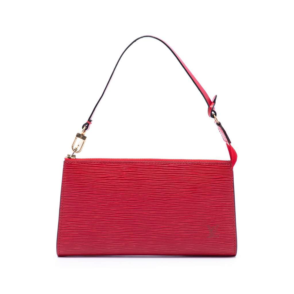 Louis Vuitton Epi Pochette Accessoires Red Leather Very good condition - Front View
