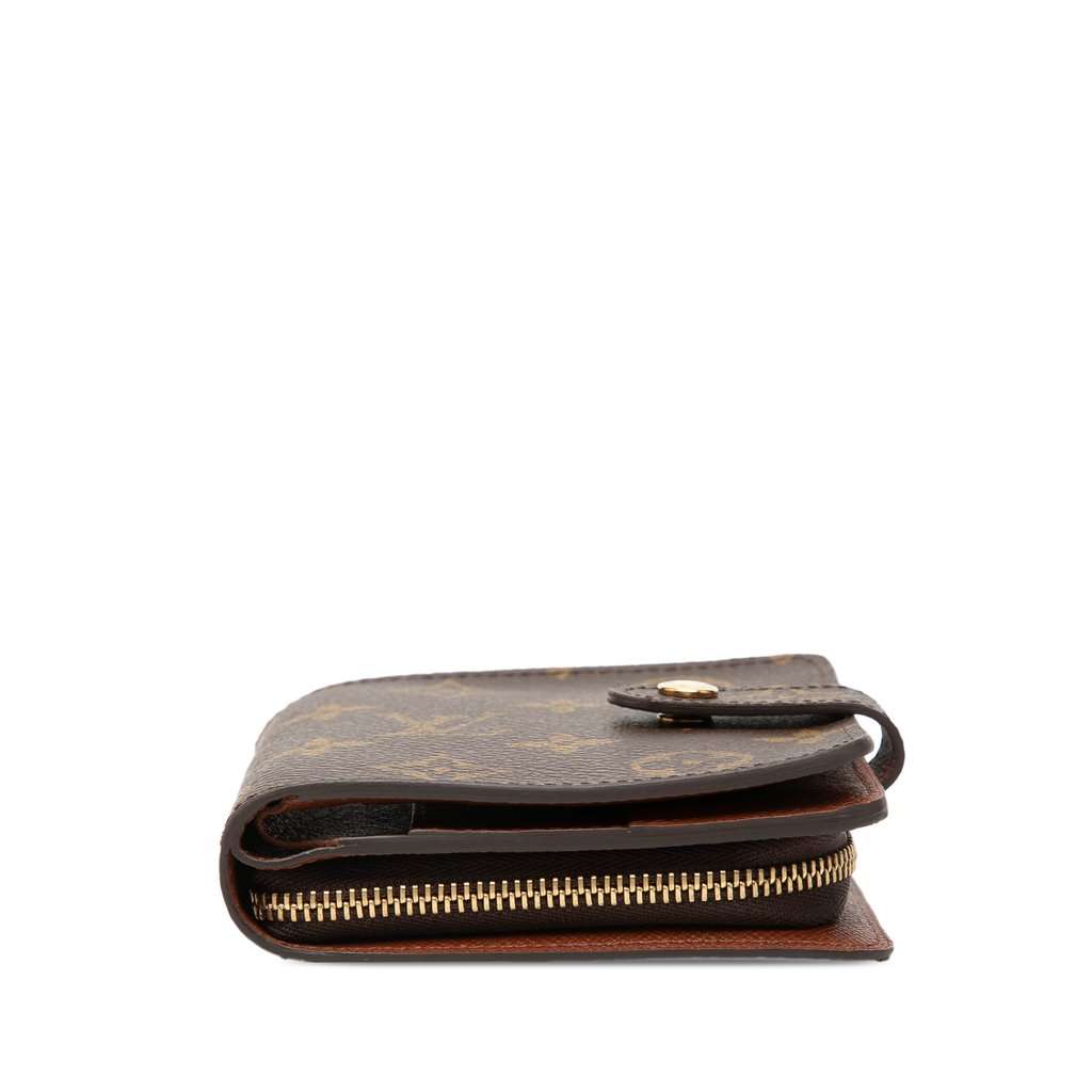Louis Vuitton Monogram Bifold Compact Wallet Brown Very good condition - Inside View