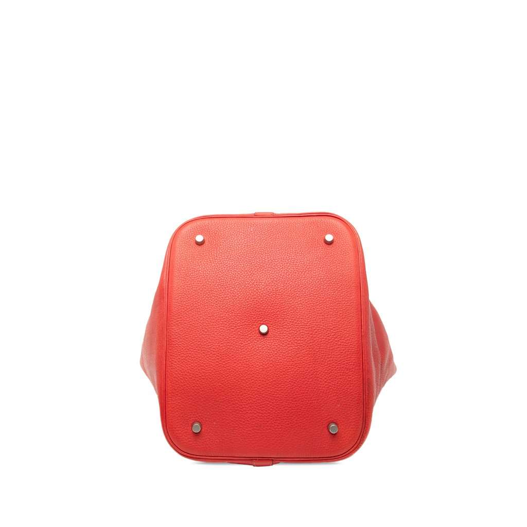 Hermès Clemence Picotin Lock 33 Red Leather Very good condition - Inside View
