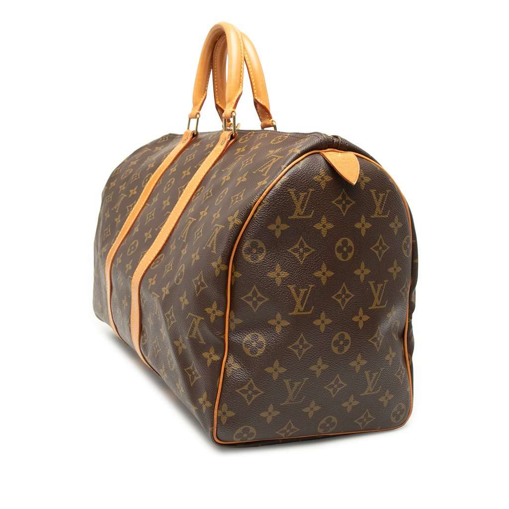 Louis Vuitton Monogram Keepall 45 Brown Very good - Back View