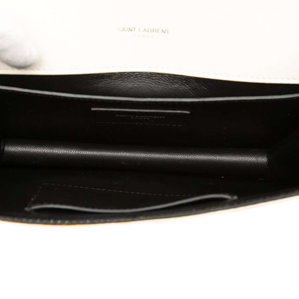 Saint Laurent Small Leather Babylone Crossbody White Leather Very good condition - Model View