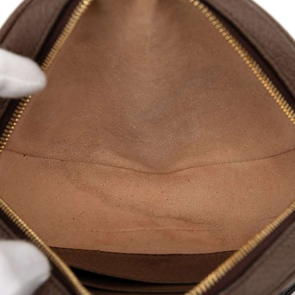 Gucci Mini GG Supreme Web Ophidia Round Backpack Beige Very good condition - Model View