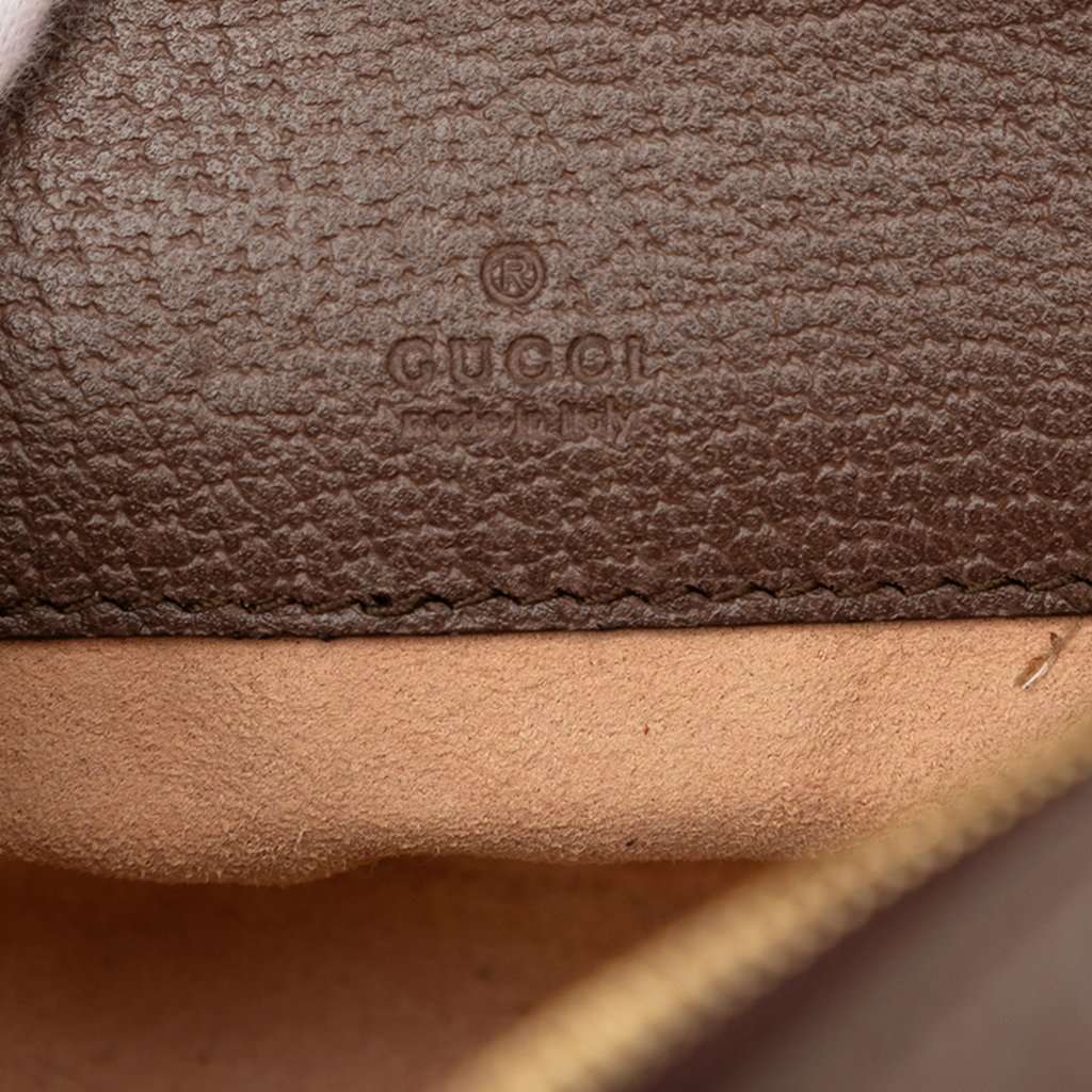 Gucci Mini GG Supreme Web Ophidia Round Backpack Beige Very good condition - Box View