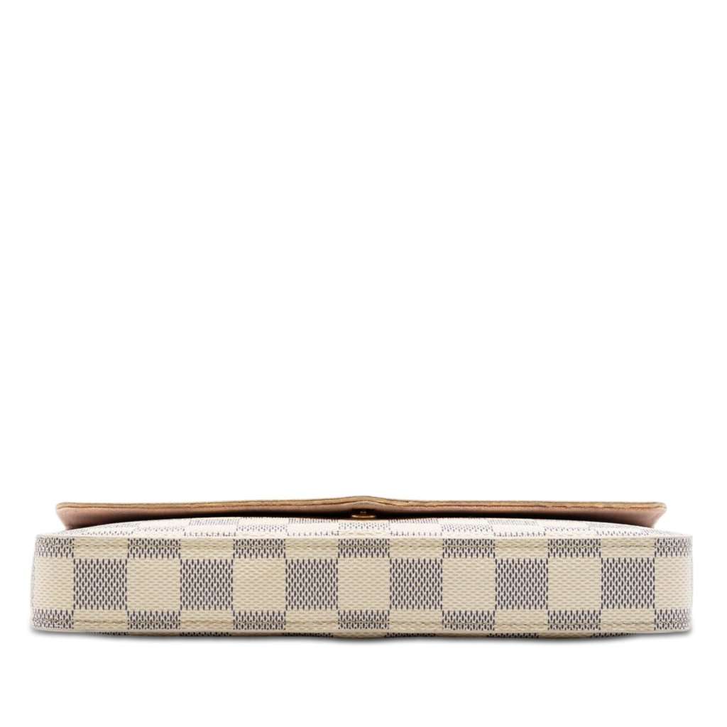 Louis Vuitton Damier Azur Pochette Felicie White Very good condition - Inside View