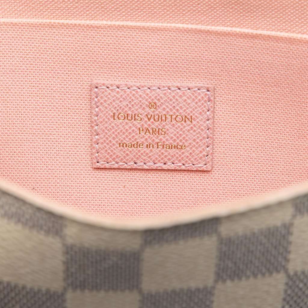 Louis Vuitton Damier Azur Pochette Felicie White Very good condition - Box View