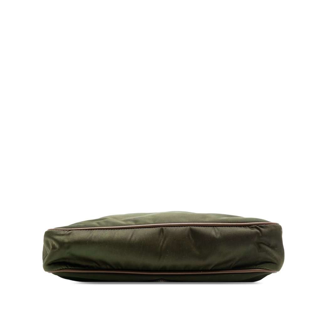 Prada Tessuto Zip Top Crossbody Green Very good - Inside View