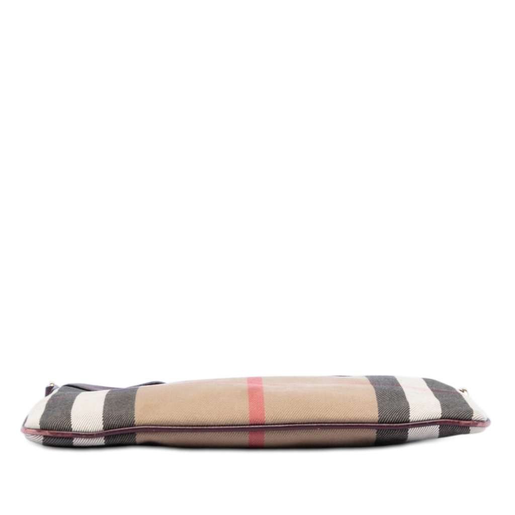 Burberry Mega Check Canvas Derby Peyton Crossbody Brown Very good condition - Inside View