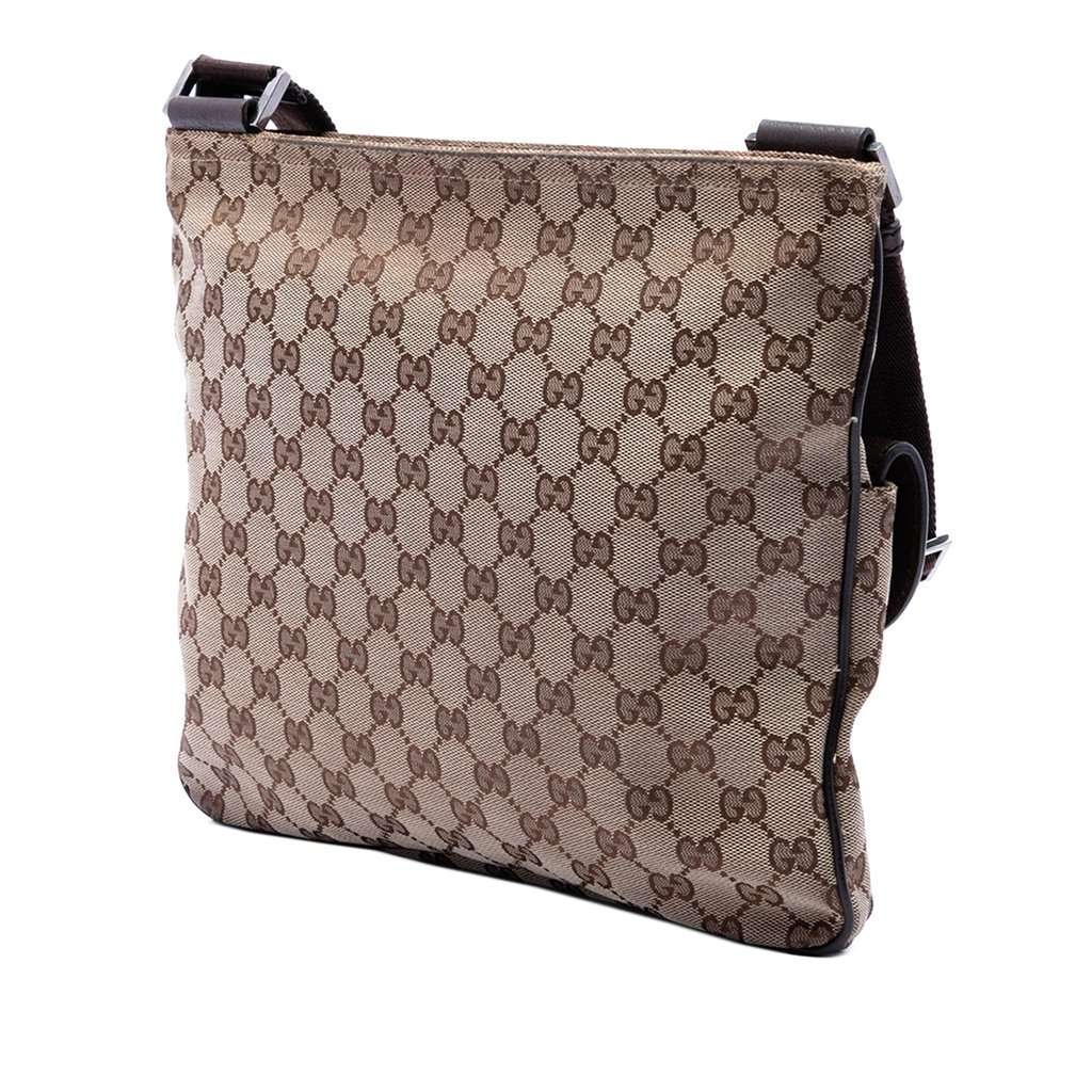 Gucci GG Canvas Crossbody Beige Very good condition - Back View