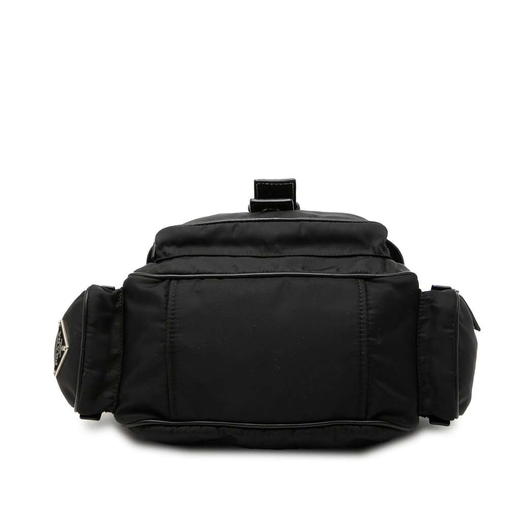 Prada Tessuto Buckle Messenger Bag Black Very good condition - Inside View
