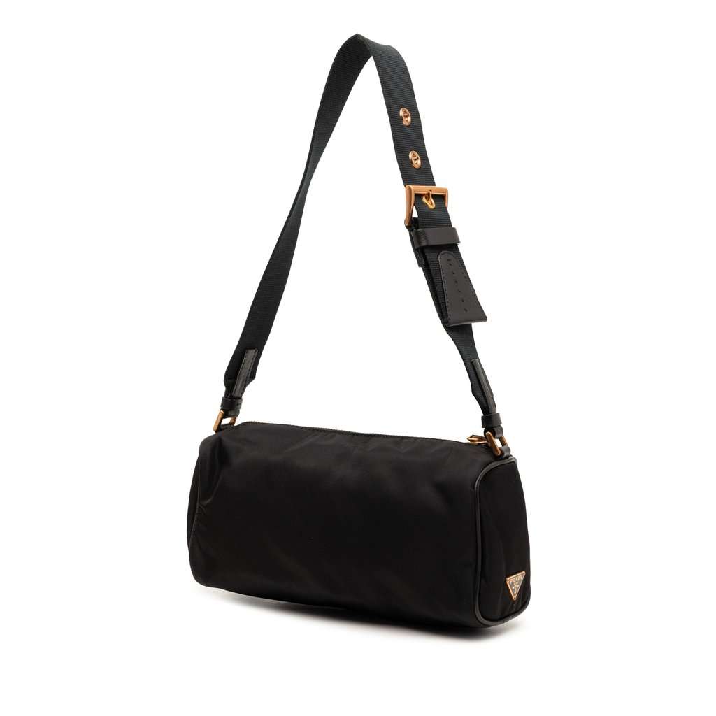 Prada Tessuto Shoulder Bag Black Very good condition - Back View