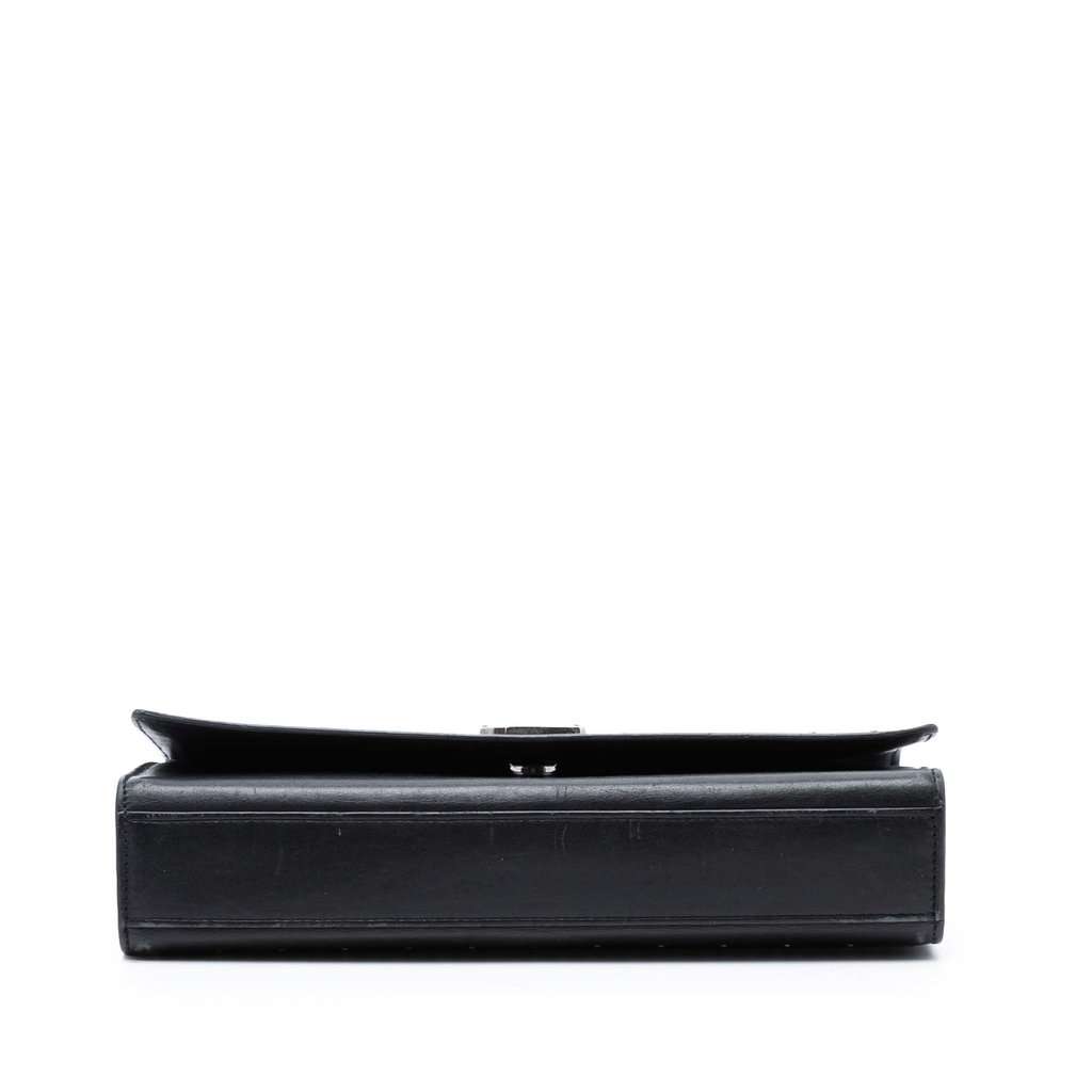 Saint Laurent Medium Leather Studded Monogram Kate Crossbody Black Leather Very good condition - Inside View