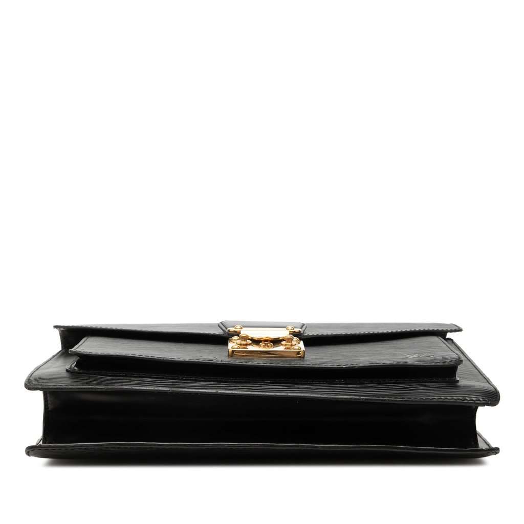 Louis Vuitton Epi Monceau Black Leather Very good condition - Inside View