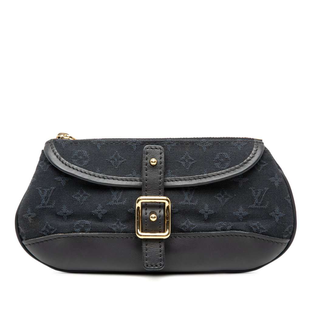 Louis Vuitton Monogram Mini Lin Anne Sophie Pouch Blue Very good condition - Front View