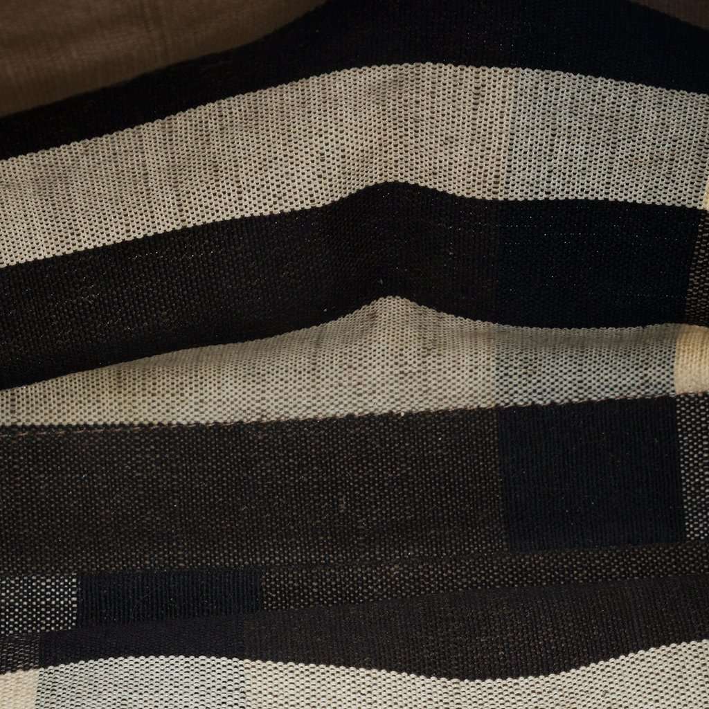 Burberry Mega Check Canvas Tottenham Brit Satchel Brown Very good - Model View