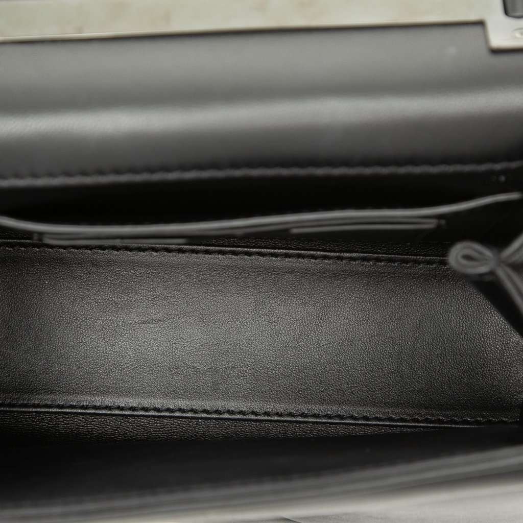 Valentino Mini Leather One Stud Top Handle Bag Black Leather Very good condition - Model View