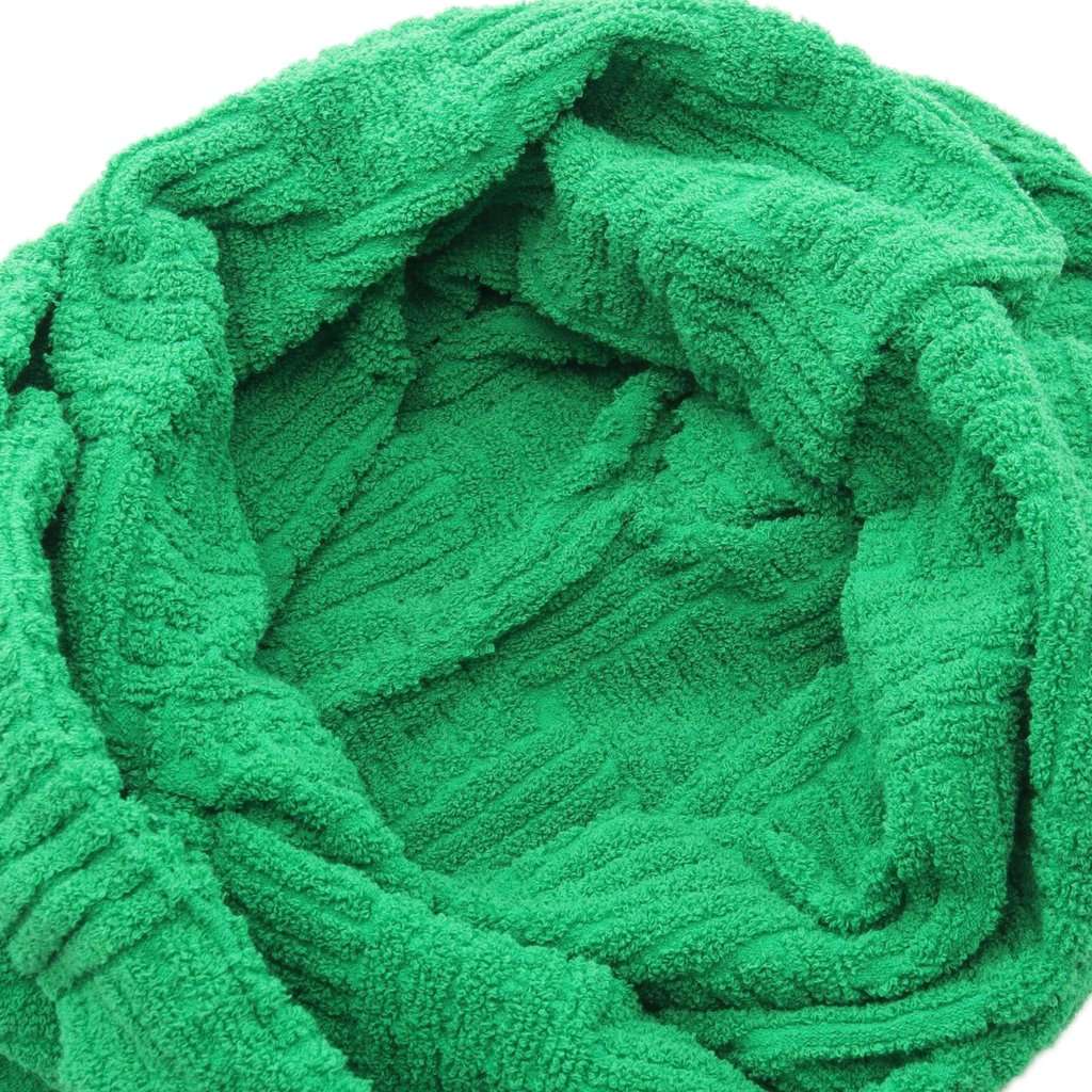 Bottega Veneta Terry Cloth Shopping Tote Green Very good - Inside View