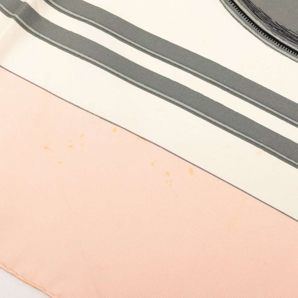 Hermès Brides de Gala Silk Scarf 90 Pink Very good condition - Box View