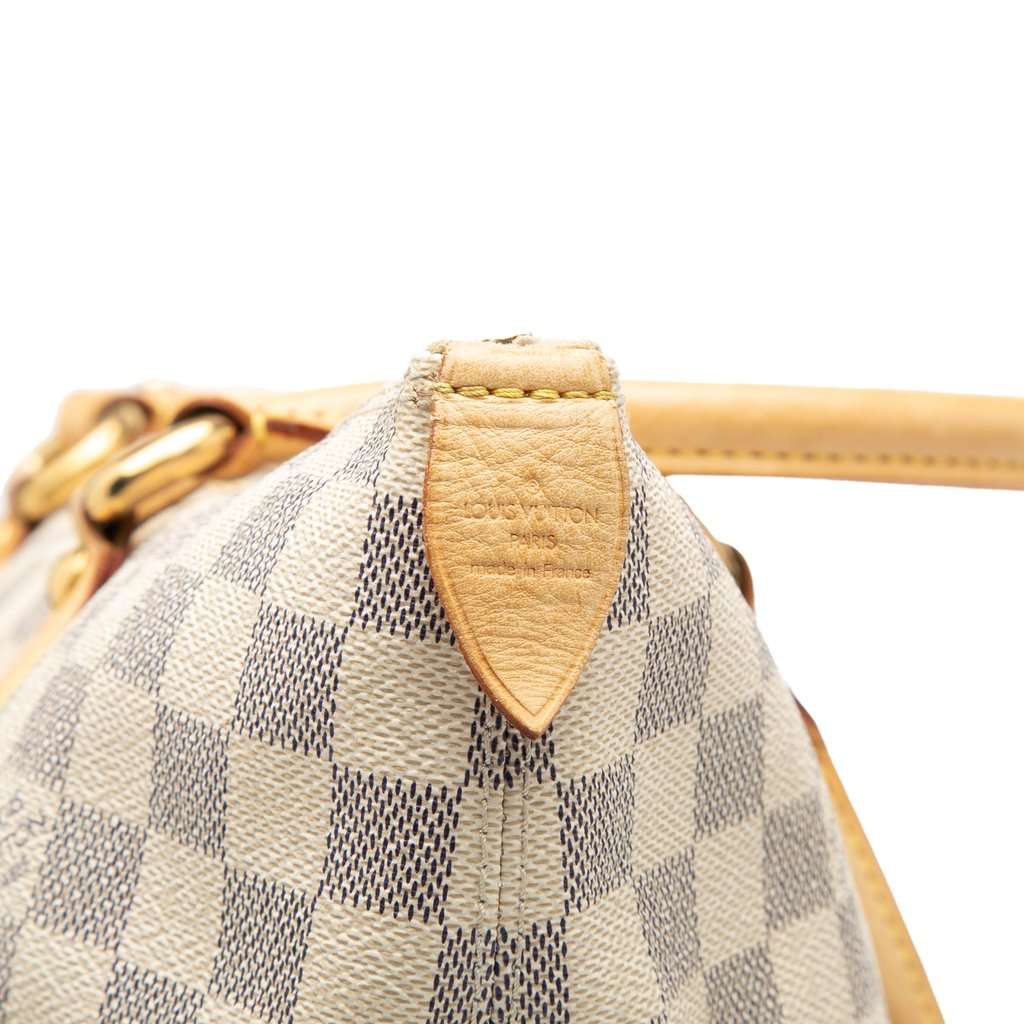 Louis Vuitton Damier Azur Saleya GM White Very good condition - Box View
