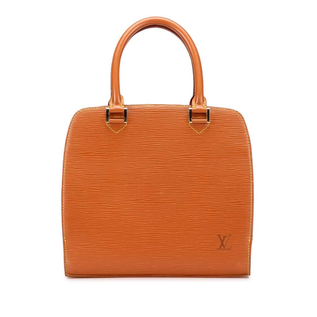 Louis Vuitton Epi Pont Neuf PM Brown Leather Very good - Front View