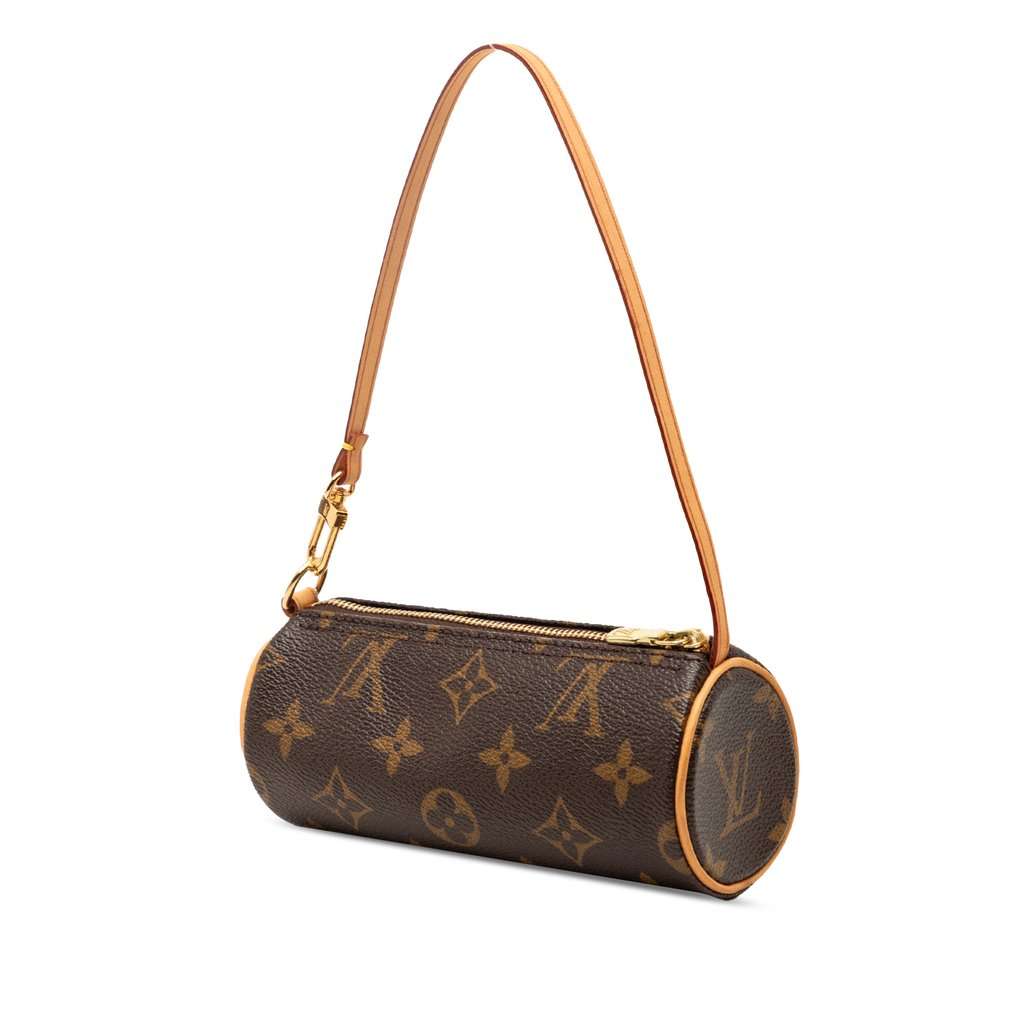 Louis Vuitton Monogram Papillon Pochette Brown Very good condition - Back View
