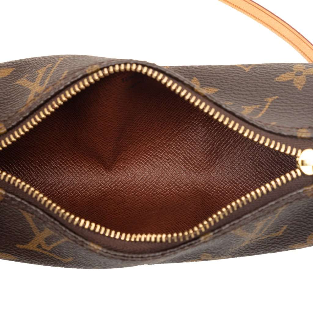 Louis Vuitton Monogram Papillon Pochette Brown Very good condition - Model View