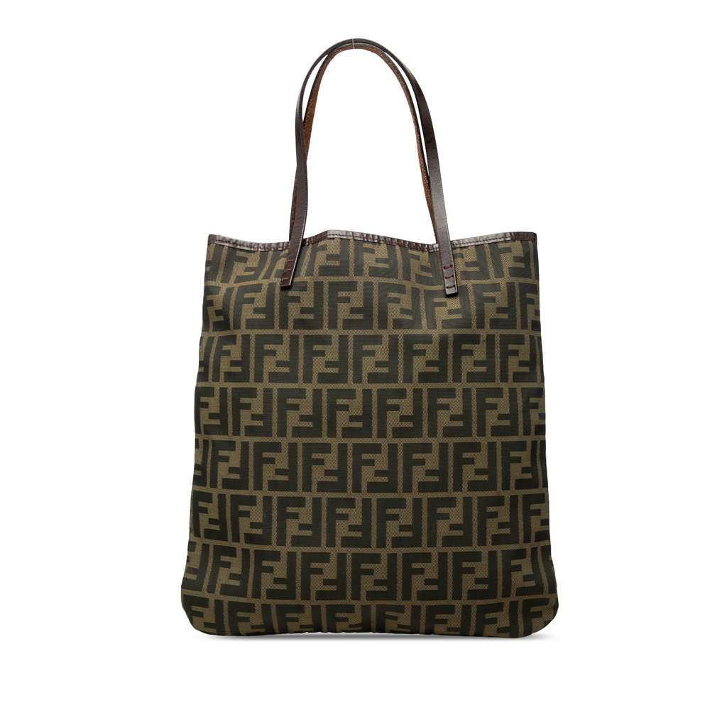 Fendi Zucca Canvas Tote Brown Very good - Front View