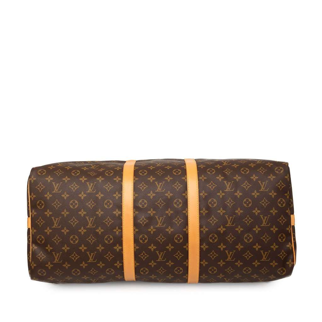 Louis Vuitton Monogram Keepall Bandouliere 60 Brown Very good - Inside View