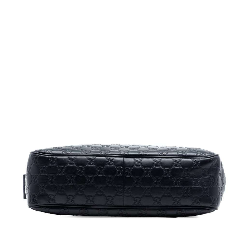 Gucci Guccissima Web Crossbody Black Leather Very good condition - Inside View