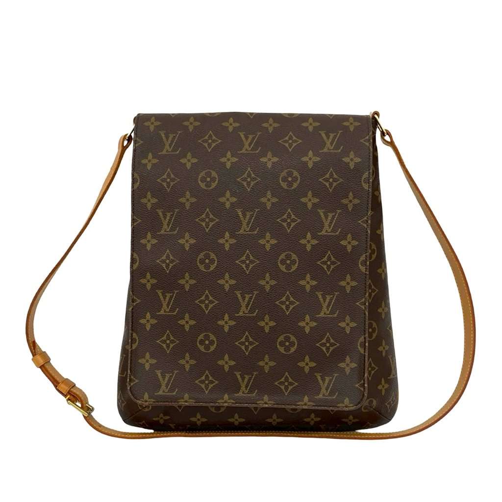 Louis Vuitton Monogram Musette Salsa GM Brown Very good condition - Front View