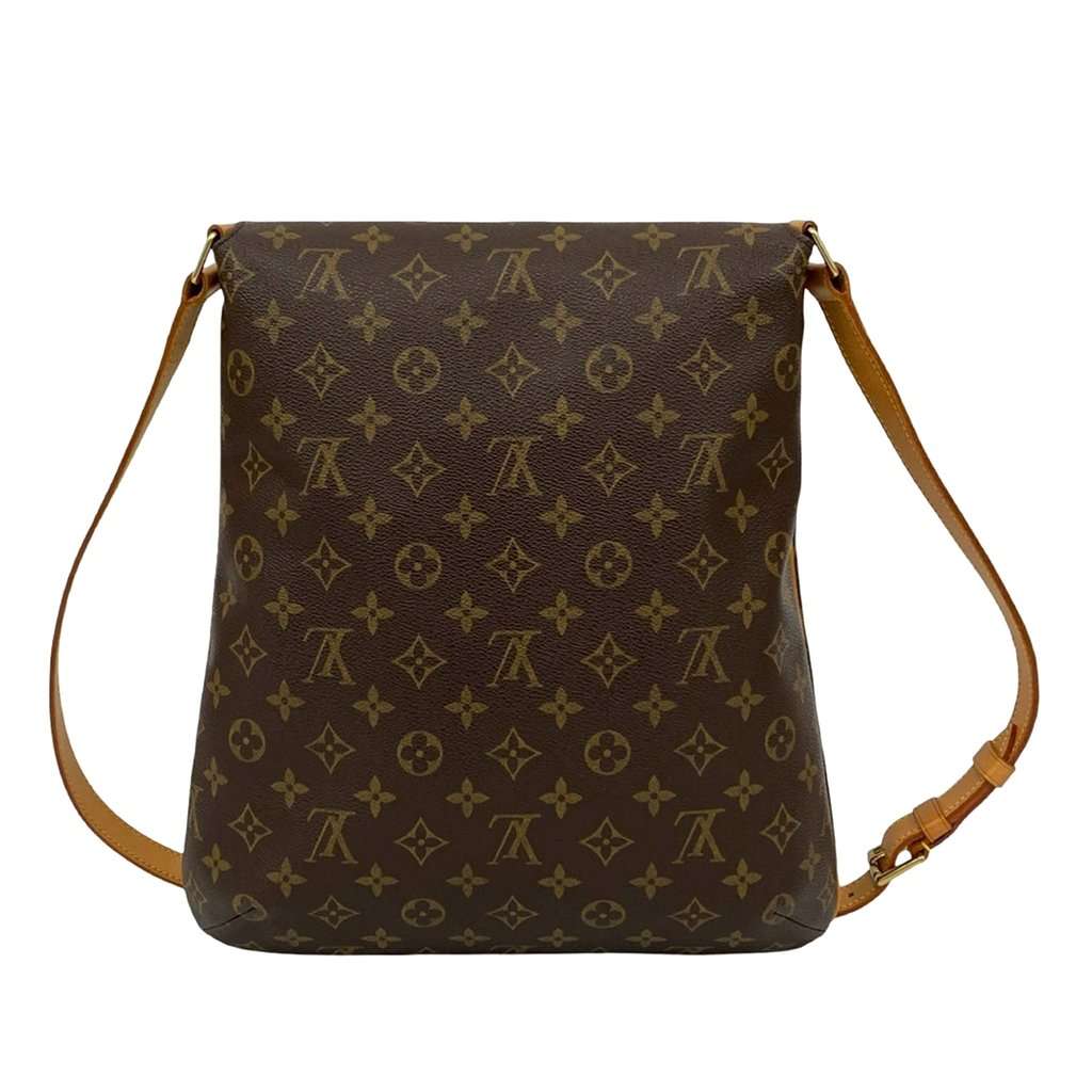 Louis Vuitton Monogram Musette Salsa GM Brown Very good condition - Back View