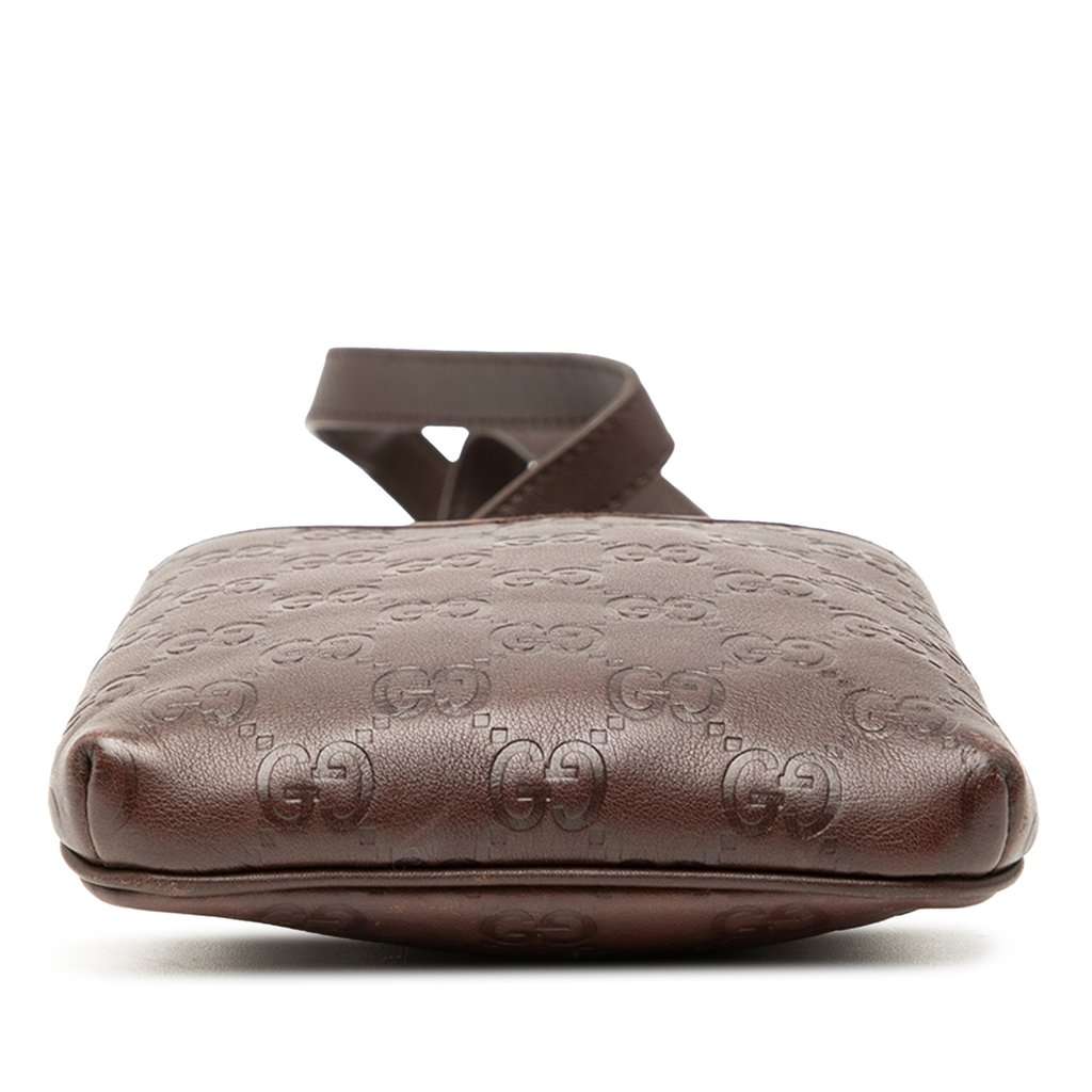 Gucci Guccissima Crossbody Brown Leather Very good condition - Inside View