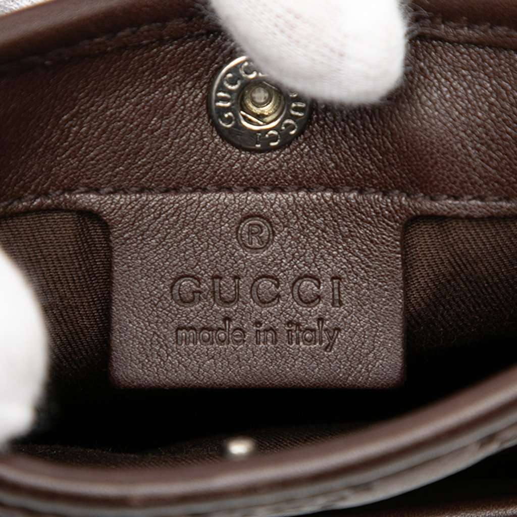 Gucci Guccissima Crossbody Brown Leather Very good condition - Box View