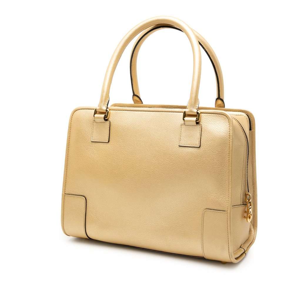 Loewe Goatskin Amazona 32 Gold Leather Very good - Back View
